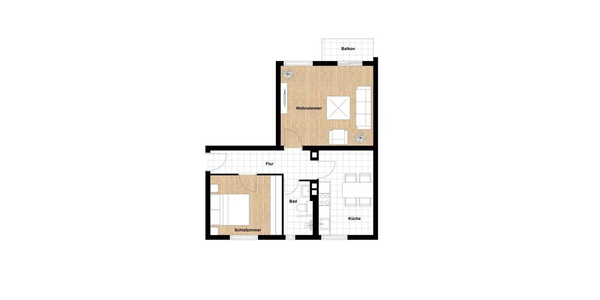Etagenwohnung Ingolstadt Südost - 2 Zimmer, 56 m&sup2;, 205.000&euro; | Angebot:26795432