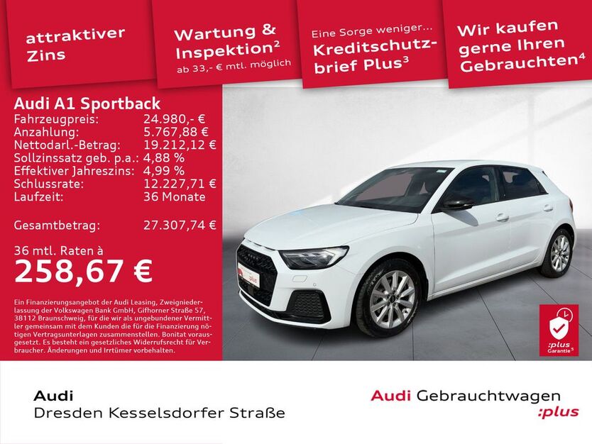 Audi A1 2.611 km 24.980 € Dresden 01169