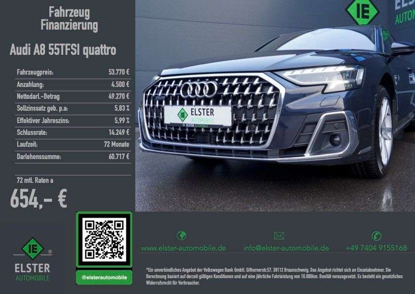 Audi A8 94.777 km 52.870 &euro; Epfendorf 78736