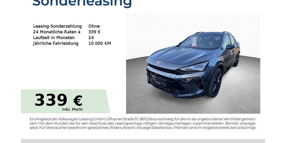 Cupra Formentor 9.990 km 46.980 &euro; Schwabach 91126