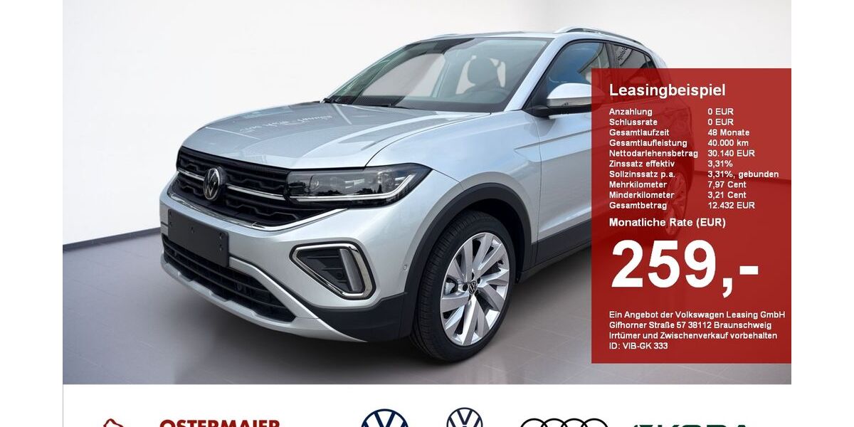 VW T-Cross 4.500 km 33.390 &euro; Vilsbiburg 84137