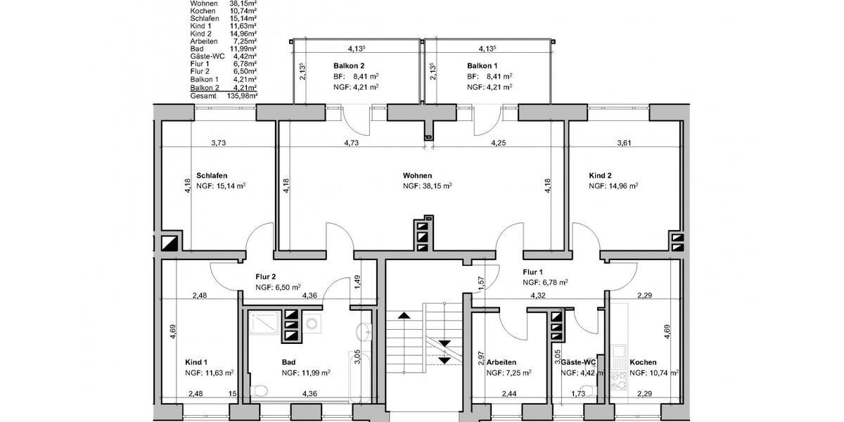 Etagenwohnung Chemnitz Bernsdorf - 5 Zimmer, 136 m&sup2;, 980&euro; | Angebot:26635773
