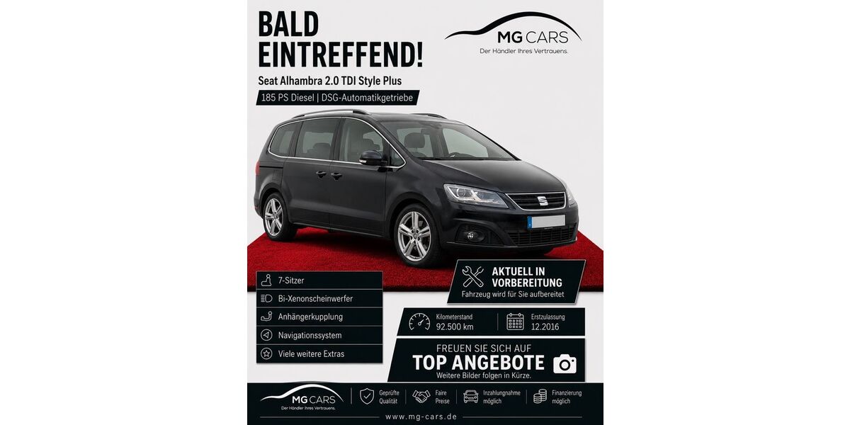 Seat Alhambra 92.500 km 20.950 &euro; Mannheim 68309