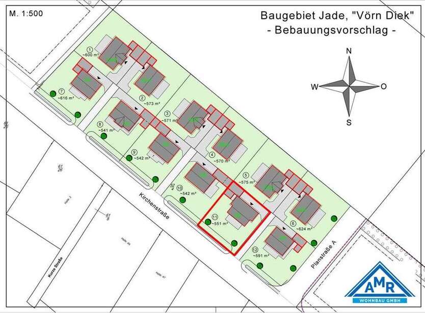 Grundstück zu verkaufen in Jade 62.750 € 574.5 m²