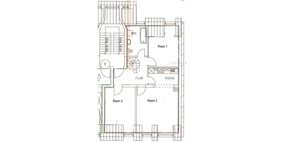 Etagenwohnung Leipzig Altwest - 5 Zimmer, 113 m&sup2;, 975&euro; | Angebot:25421136