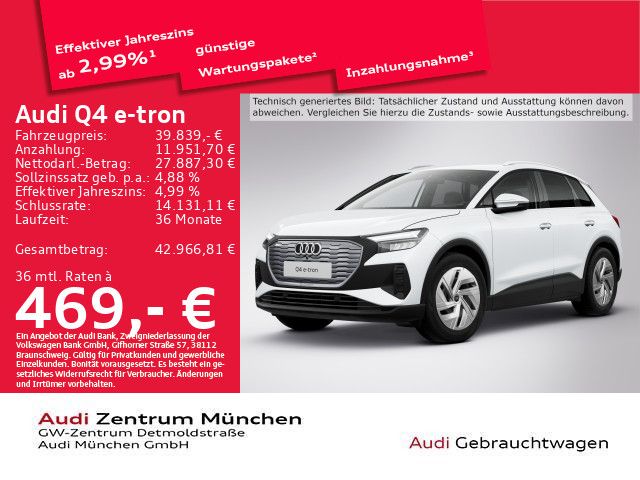 Audi Q4 e-tron 53.481 km 39.839 € München 80935
