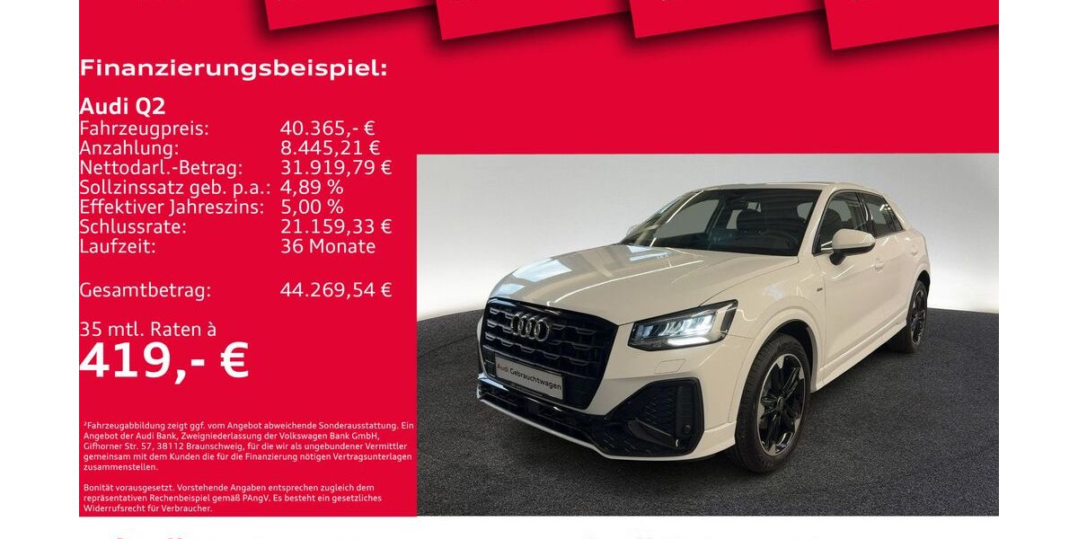 Audi Q2 9.999 km 36.990 &euro; Hannover 30179