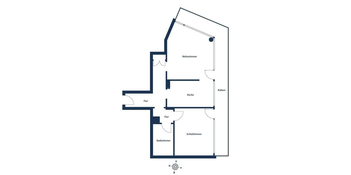 Zoo: Altersgerechte 2-Zimmer-Wohnung mit Aufzug und umlaufendem Balkon 2 zimmer