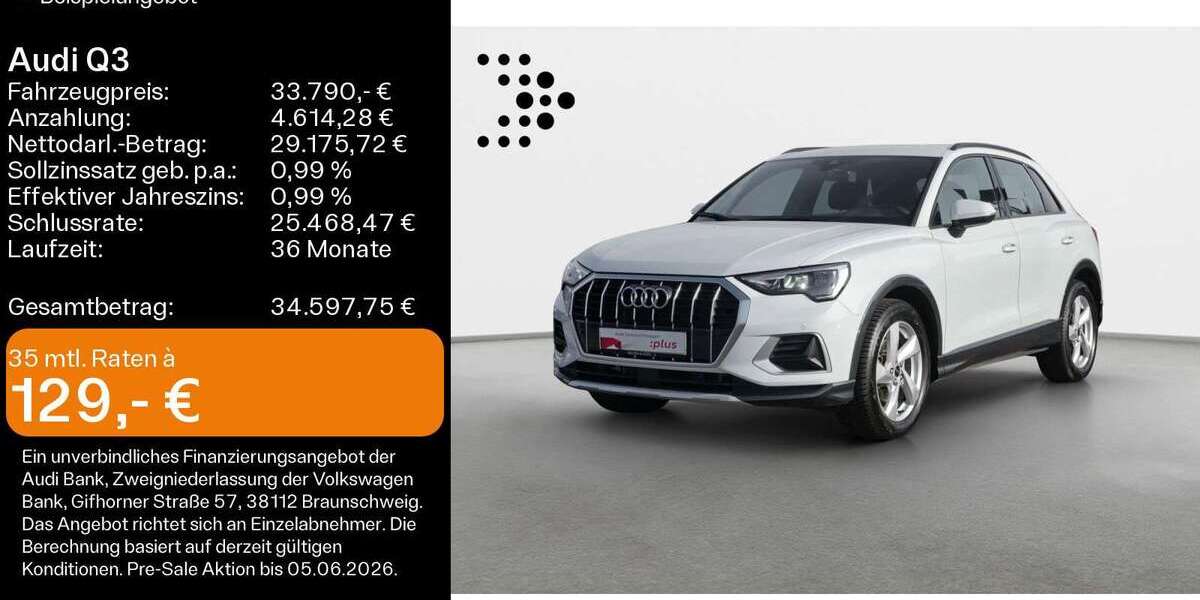 Audi Q3 14.345 km 33.790 &euro; Haßfurt 97437