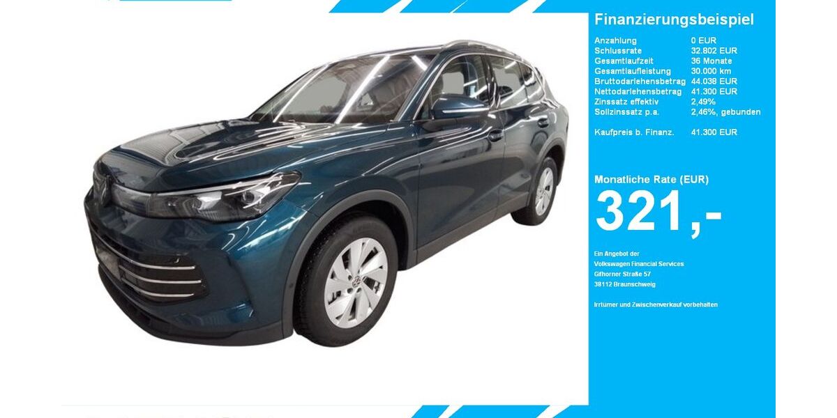 VW Tiguan 2.607 km 41.300 &euro; Gütersloh 33334