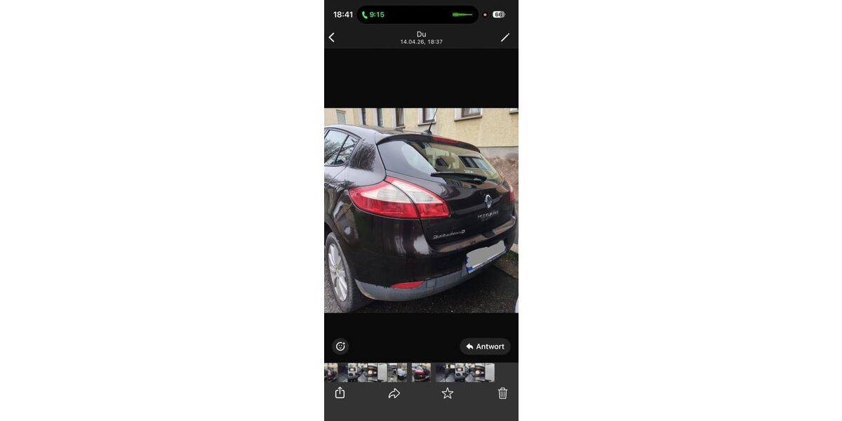 Renault Megane 121.000 km 4.200 &euro; Meißen 01662