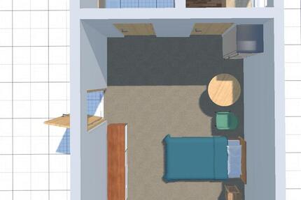 1 Zimmer Wohnung in Bretten. Nähe S-Bahn 1 zimmer