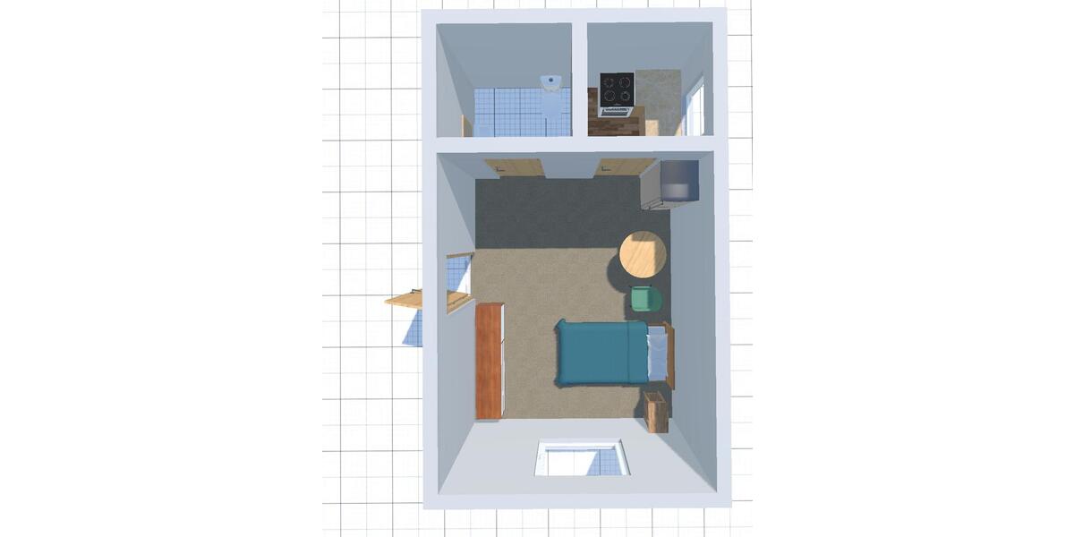 1 Zimmer Wohnung in Bretten. Nähe S-Bahn 1 zimmer