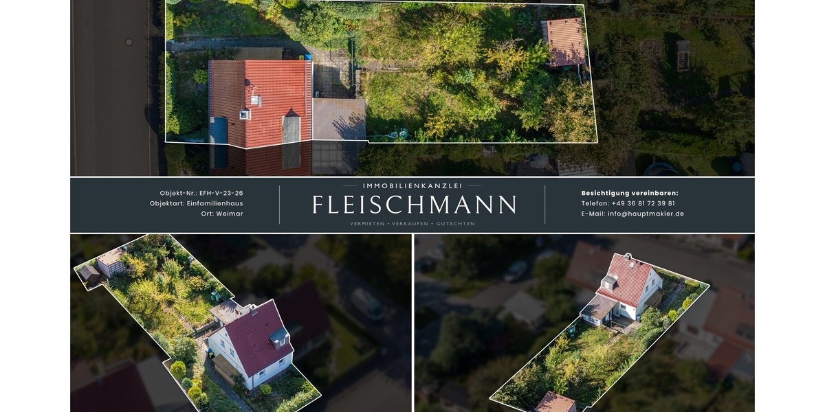 Doppelhaushälfte mit Garten in Weimar-Oberweimar – Sanierungsobjekt in Top-Schullage - Doppelhaushälfte Weimar Ehringsdorf | Angebot:27374677