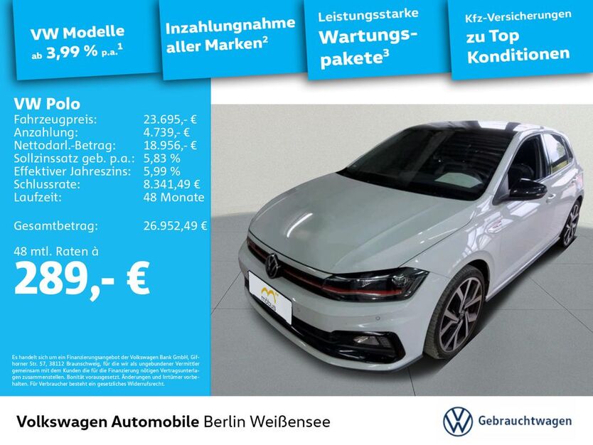 VW Polo 51.917 km 23.695 € Berlin 13088