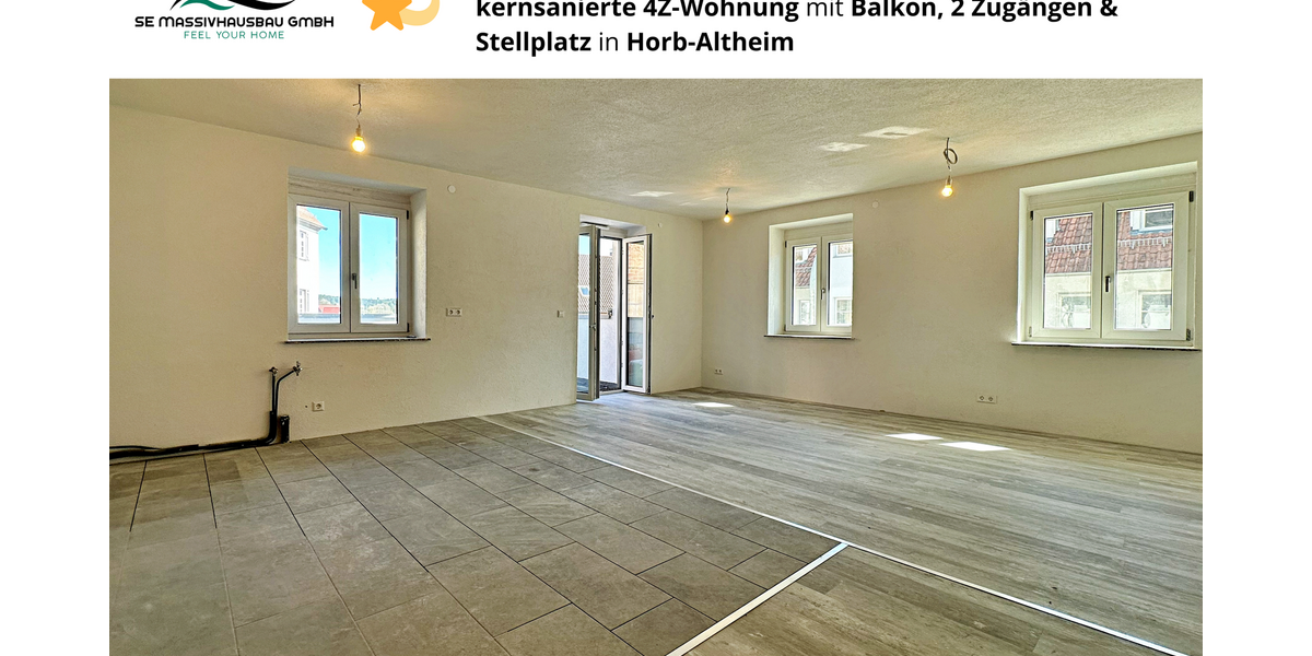 Etagenwohnung Horb - 4 Zimmer, 102 m&sup2;, 379.900&euro; | Angebot:26107310