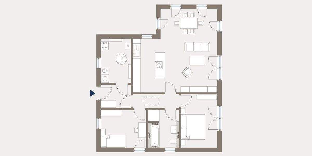 Bungalow Olbersdorf - 3 Zimmer, 88 m&sup2;, 255.629&euro; | Angebot:25820960