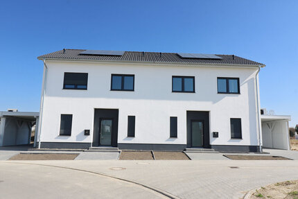 moderne, ökologische, energieeffiziente und barrierearme Doppelhaushälfte zur Miete in Dessau-Kochstedt
