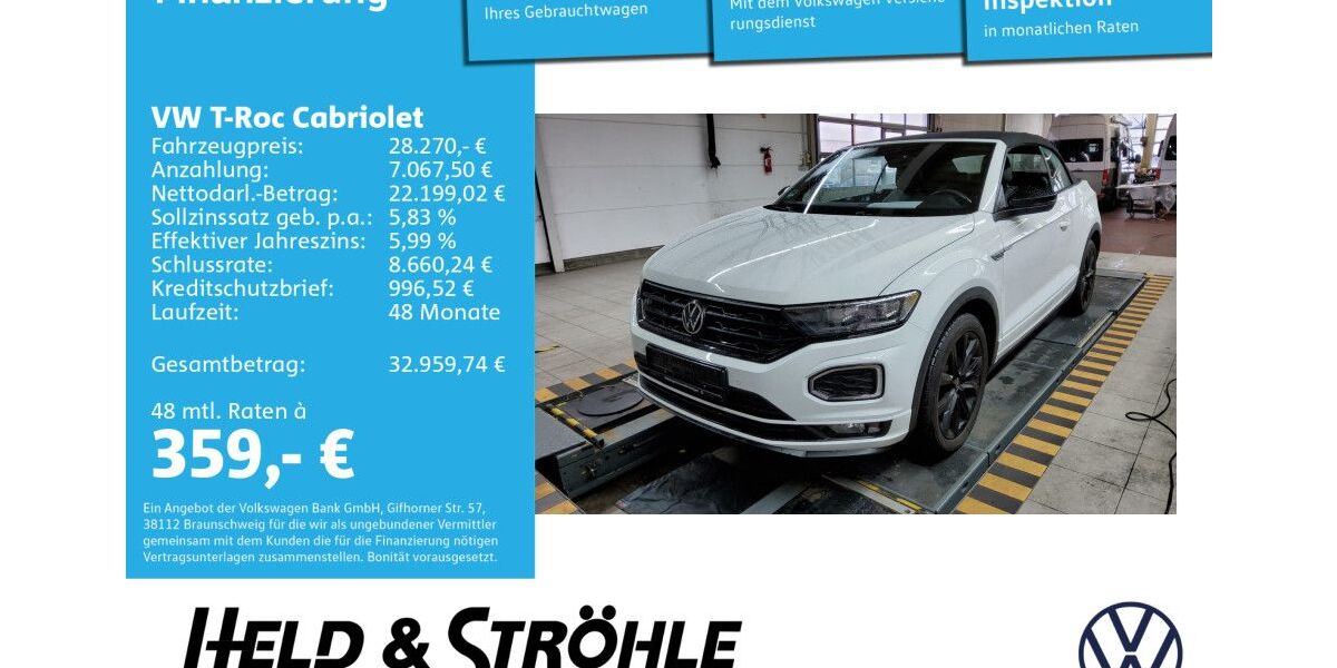 VW T-Roc 44.153 km 28.270 &euro; Neu-Ulm 89231