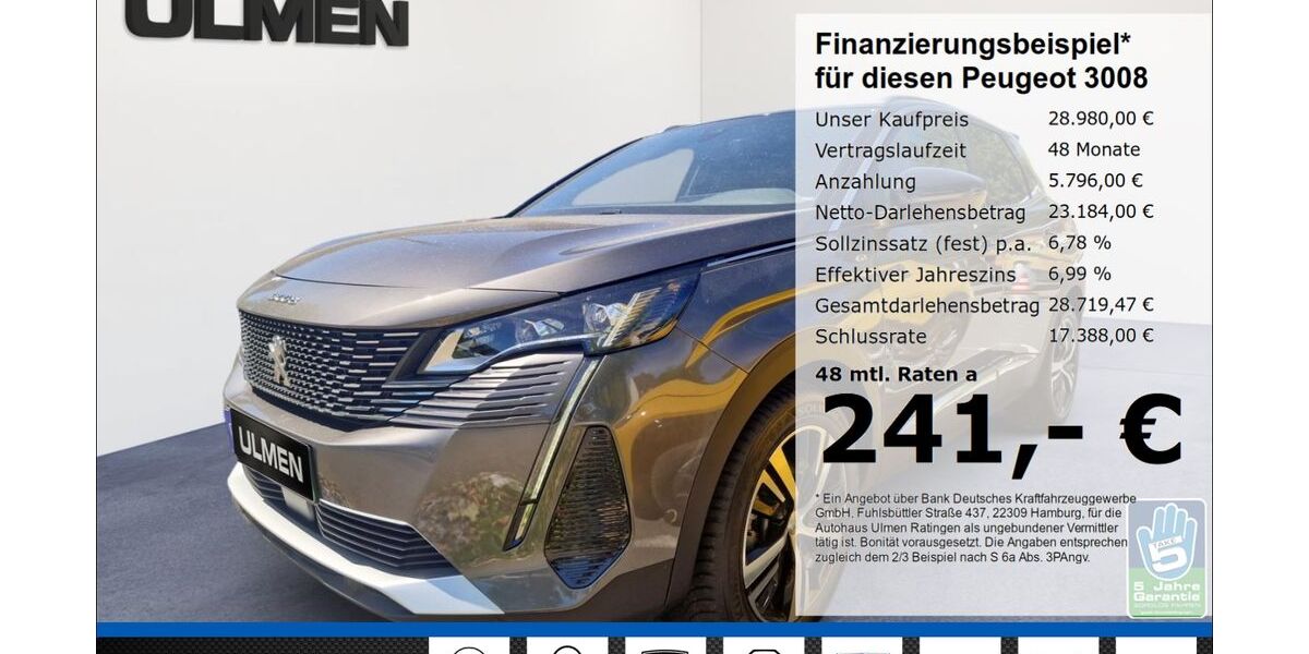 Peugeot 3008 18.985 km 27.980 &euro; Ratingen 40880