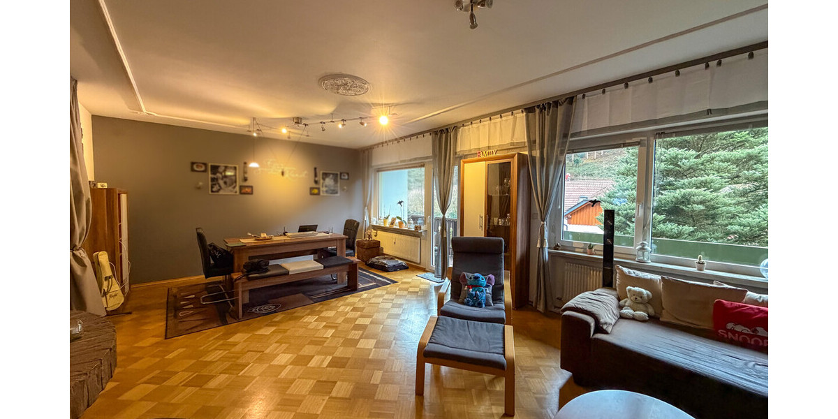 125 m² Kapitalanlage in Bad Wildbad – deutlich unter Markt vermietet Garage Kamin Balkon - Etagenwohnung Bad Wildbad Calmbach | Angebot:26888625