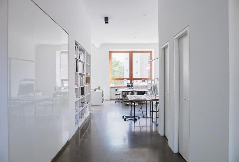 Arbeitsplatz im Loft , Innenstadt