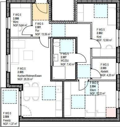 Etagenwohnung Lotte Büren - 4 Zimmer, 86 m&sup2;, 1.161&euro; | Angebot:25676516