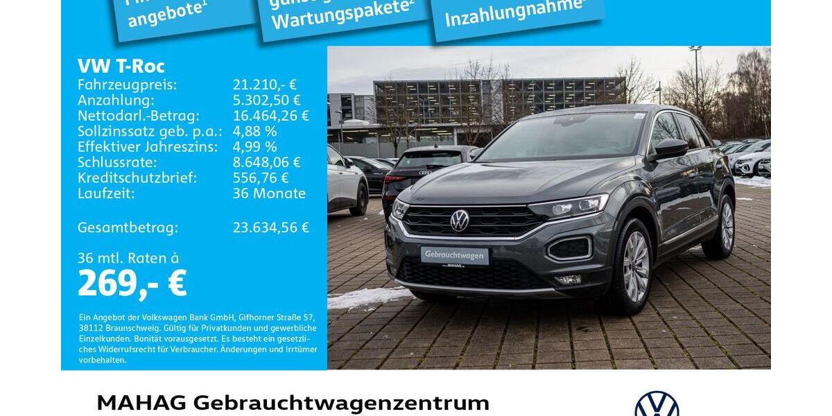 VW T-Roc 71.338 km 21.210 &euro; München 80935