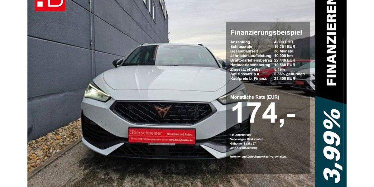 Cupra Leon 70.200 km 24.450 &euro; Riedenburg 93339