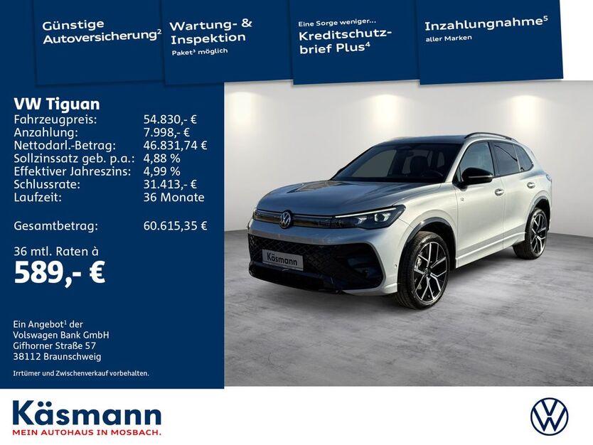 VW Tiguan 14.321 km 54.830 € Mosbach 74821