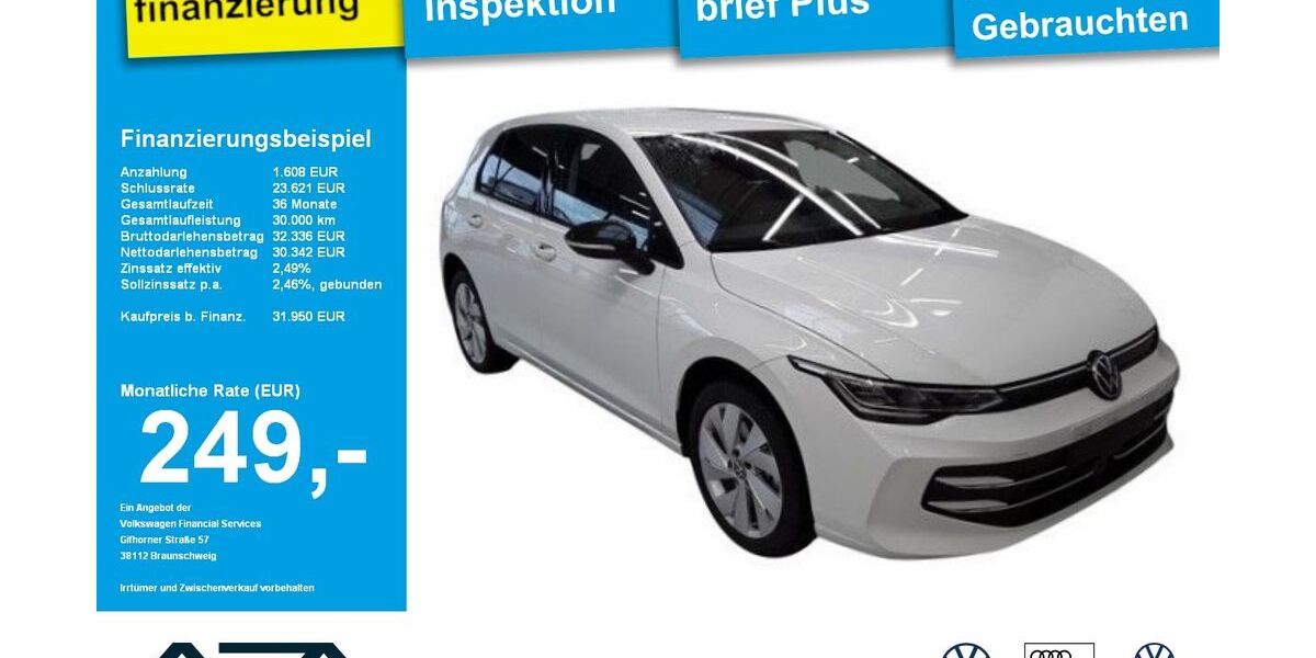 VW Golf 3.390 km 31.950 &euro; Weida 07570