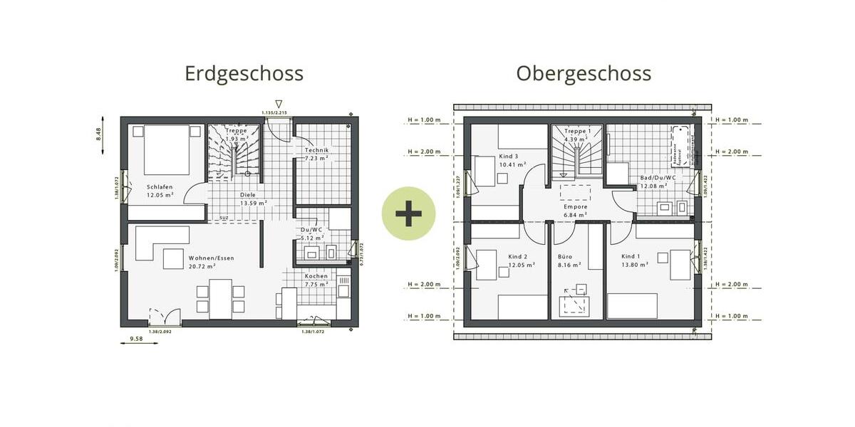 Einfamilienhaus Bergheim - 5 Zimmer, 136 m&sup2;, 2.268&euro; | Angebot:24757154