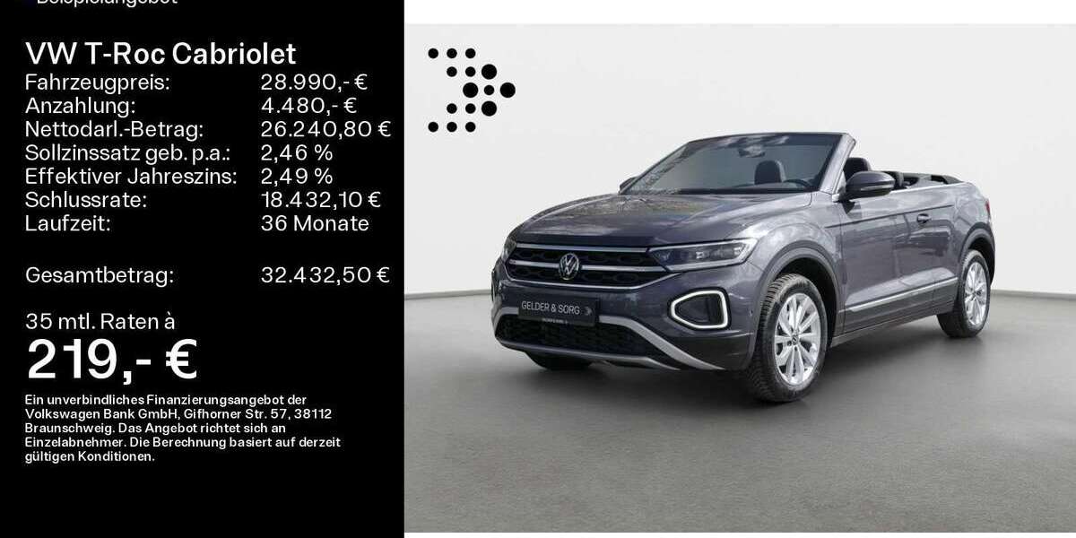 VW T-Roc 8.800 km 28.990 &euro; Schweinfurt 97424