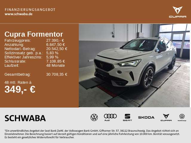 Cupra Formentor 31.919 km 27.390 &euro; Gersthofen 86368