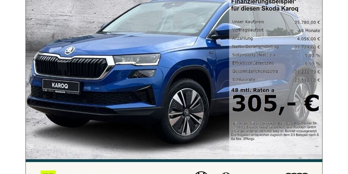 Skoda Karoq 5.000 km 34.680 &euro; Merseburg 06217