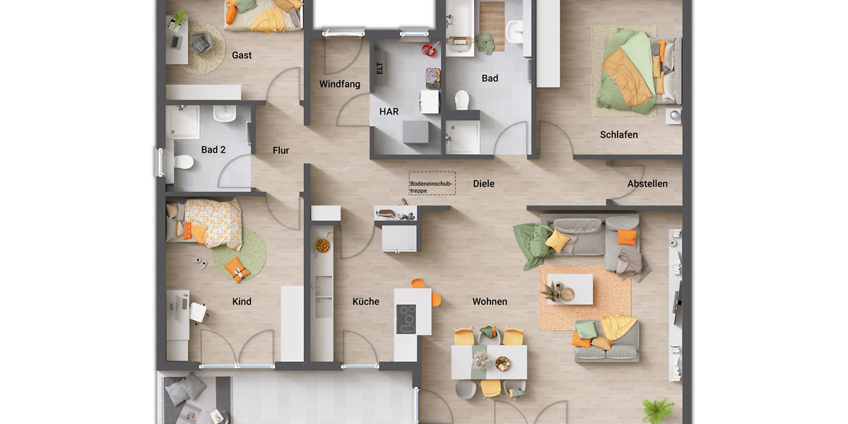 Bungalow Ilmenau - 5 Zimmer, 133 m&sup2;, 388.270&euro; | Angebot:25916846