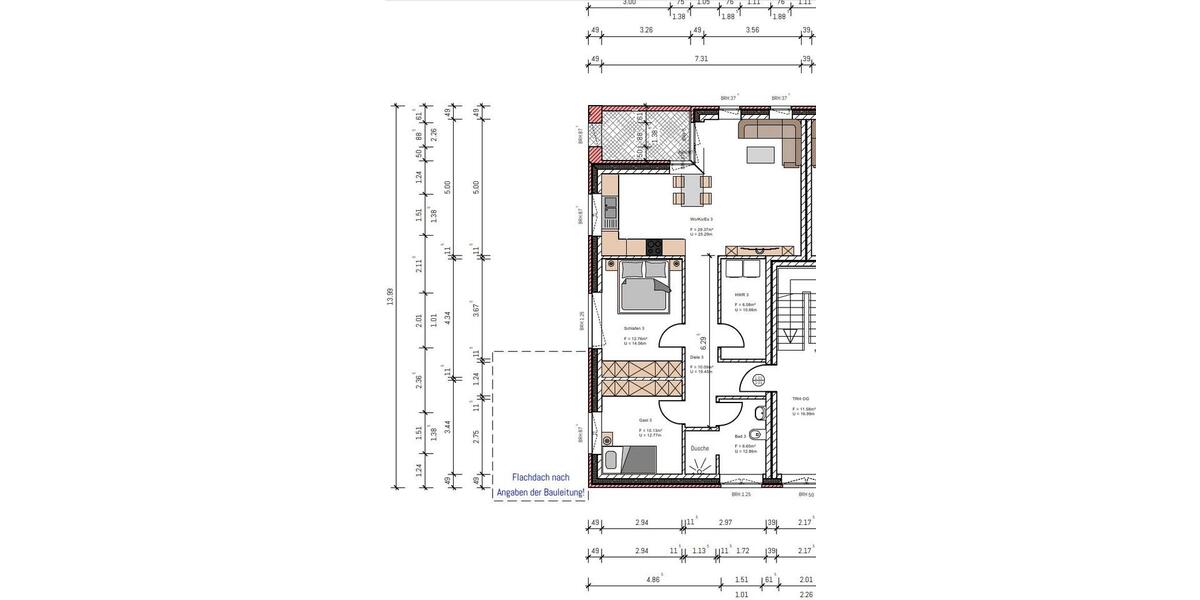 Etagenwohnung Westoverledingen - 2.5 Zimmer, 75 m&sup2;, 1.290&euro; | Angebot:26364187