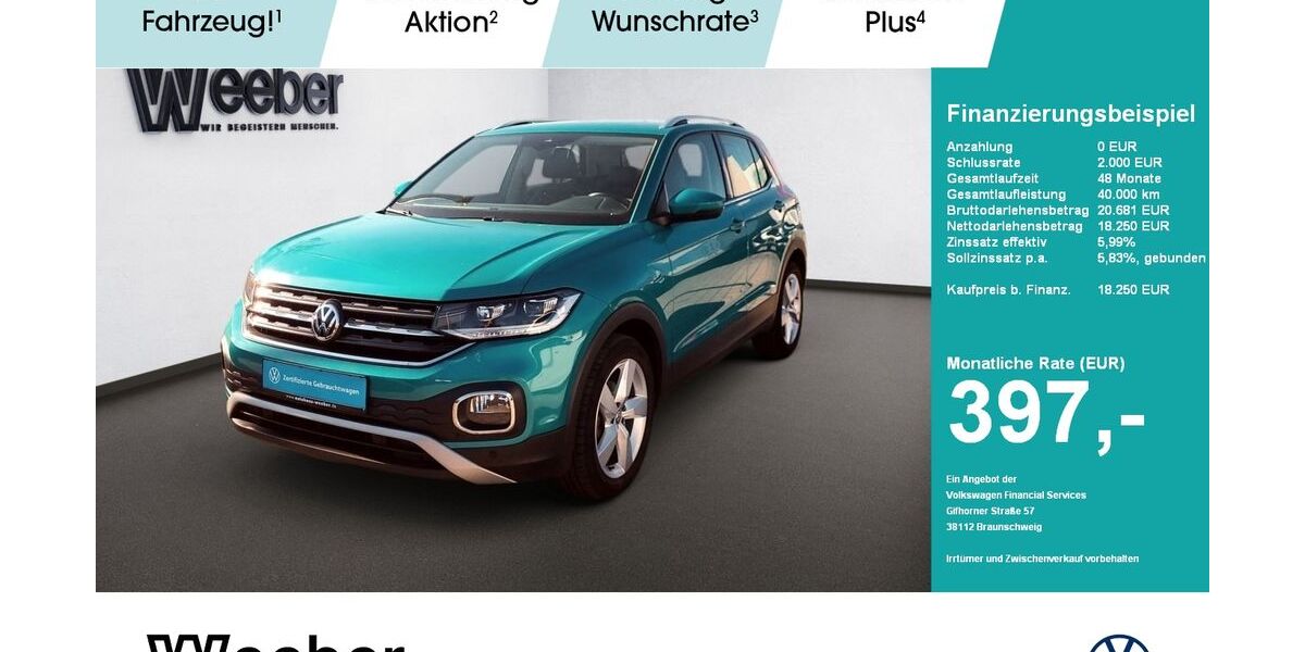 VW T-Cross 54.488 km 17.980 &euro; Leonberg 71229