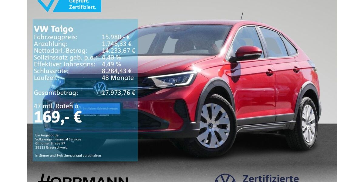 VW Taigo 34.102 km 15.980 &euro; Herborn 35745