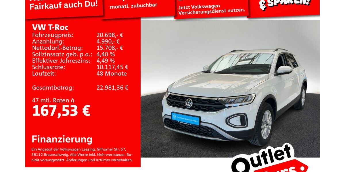 VW T-Roc 106.729 km 19.992 &euro; Mannheim 68309