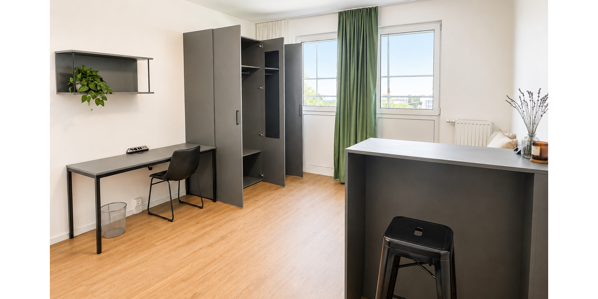Etagenwohnung Strausberg - 1 Zimmer, 24 m&sup2;, 700&euro; | Angebot:26897377