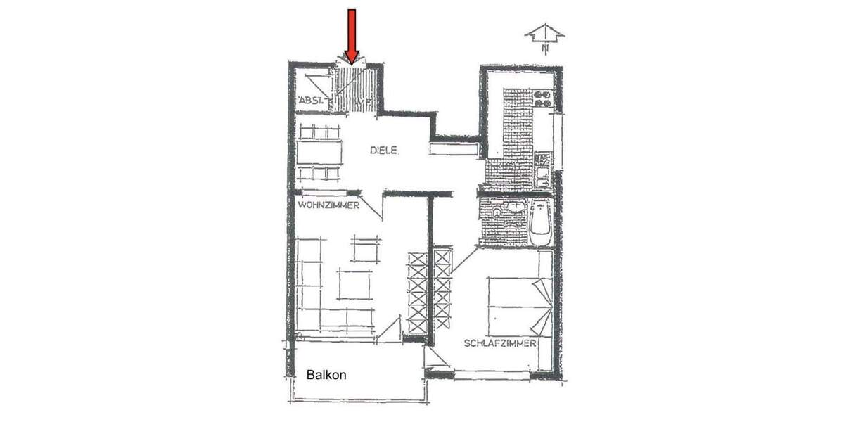 Etagenwohnung Rielasingen-Worblingen Rielasingen - 2 Zimmer, 77 m&sup2;, 269.000&euro; | Angebot:25718840