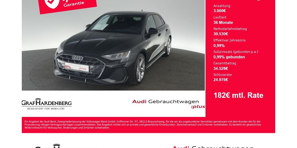 Audi A3 22.300 km 31.910 &euro; Aach 78267
