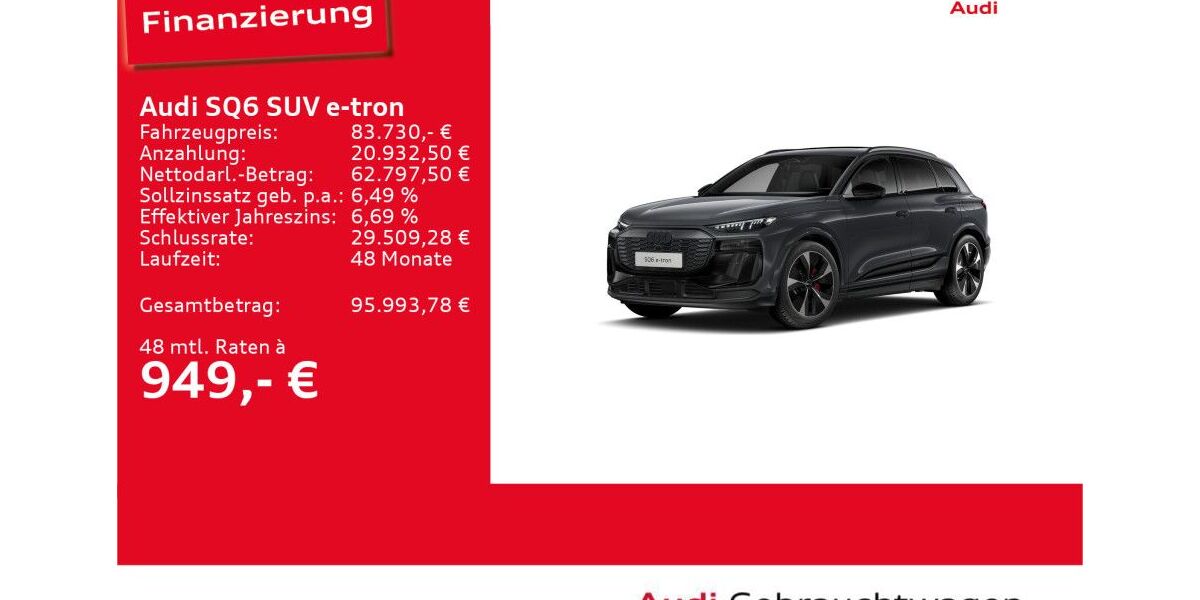 Audi SQ6 e-tron 18.008 km 83.730 &euro; Ulm 89073