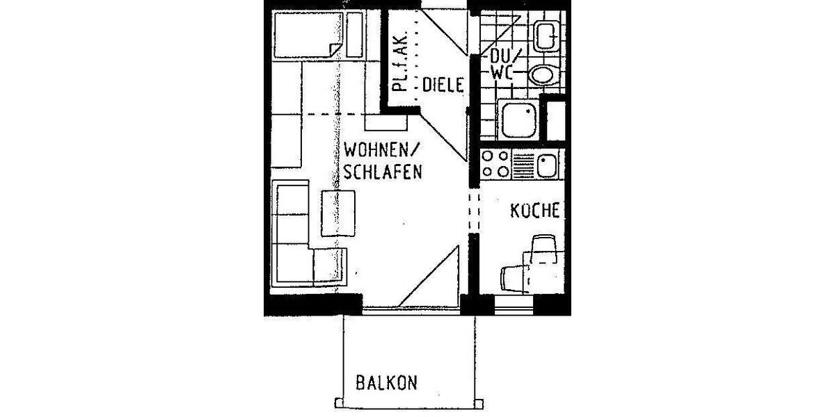 Etagenwohnung Freising Ast - 1 Zimmer, 30 m&sup2;, 640&euro; | Angebot:25989072
