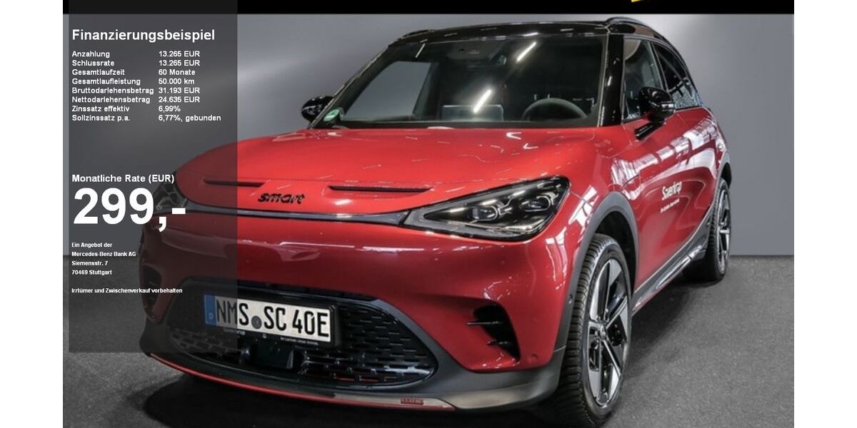 Smart #1 9.999 km 37.900 € Neumünster 24539