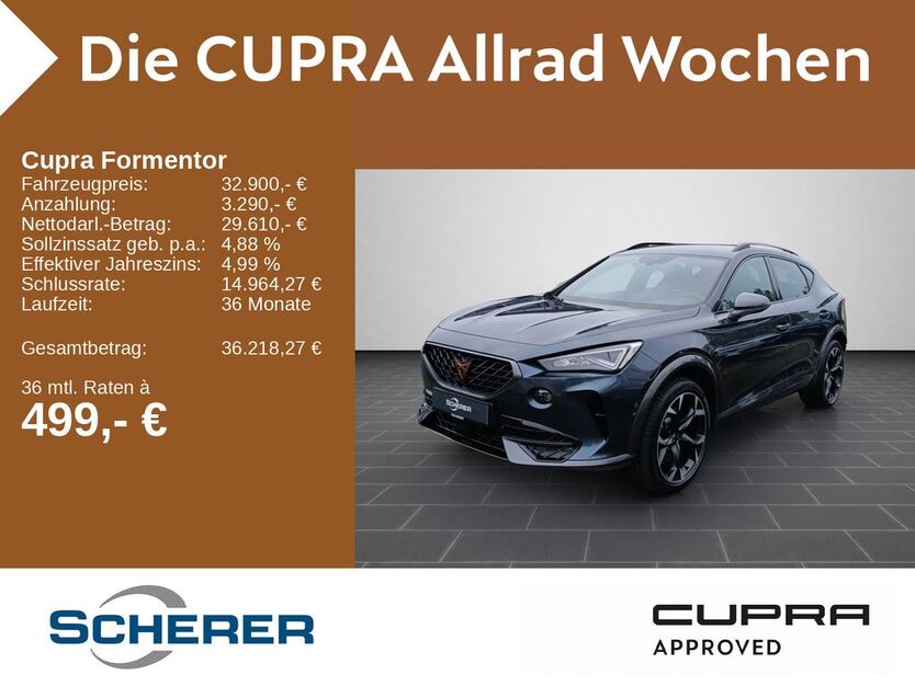 Cupra Formentor 19.111 km 32.900 € Kaiserslautern 67657