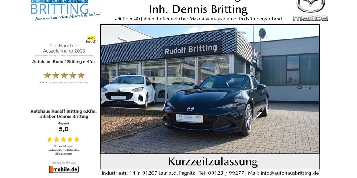 Mazda MX-5 5.000 km 31.990 € Lauf 91207