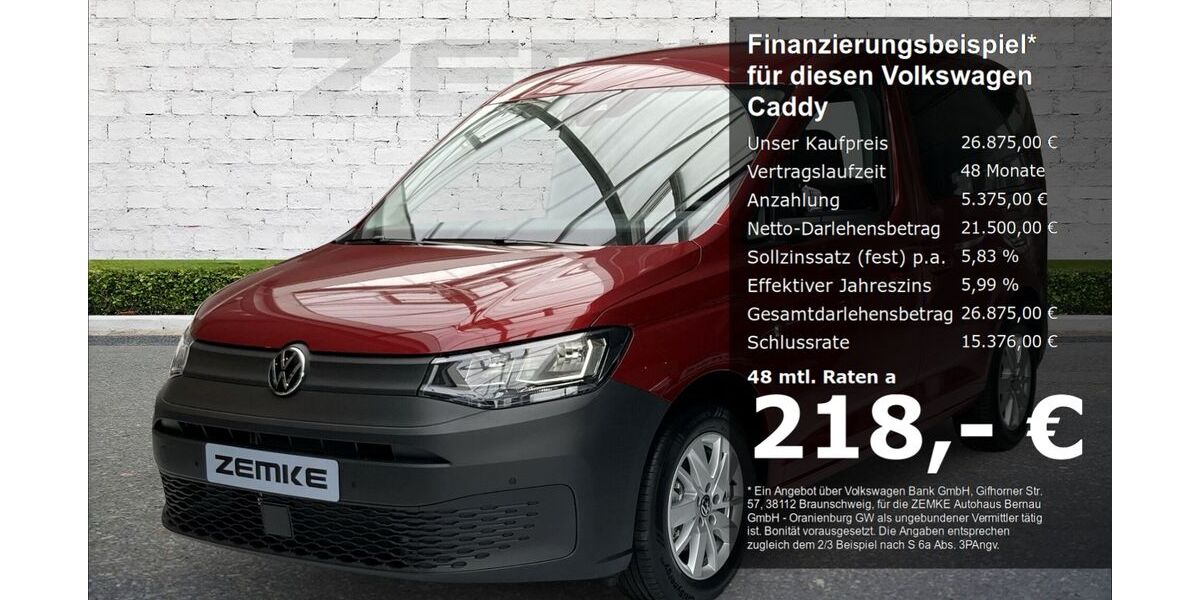 VW Caddy 13.969 km 26.875 &euro; Oranienburg 16515