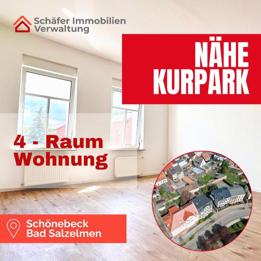 Moderne 4-Raum-Wohnung in bester Lage von Bad Salzelmen – Nähe Kurpark
